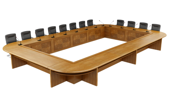 bàn họp dành cho phòng họp có diện tích lớn
