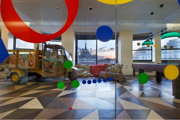 nội thất văn phòng của Google tại Milan 2