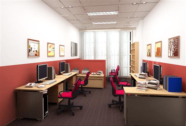 Kích thước tiêu chuẩn cho nội thất văn phòng